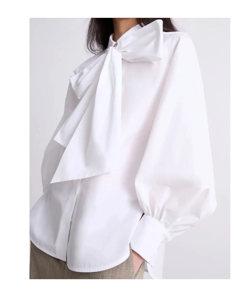 Shirt With Bow Detail