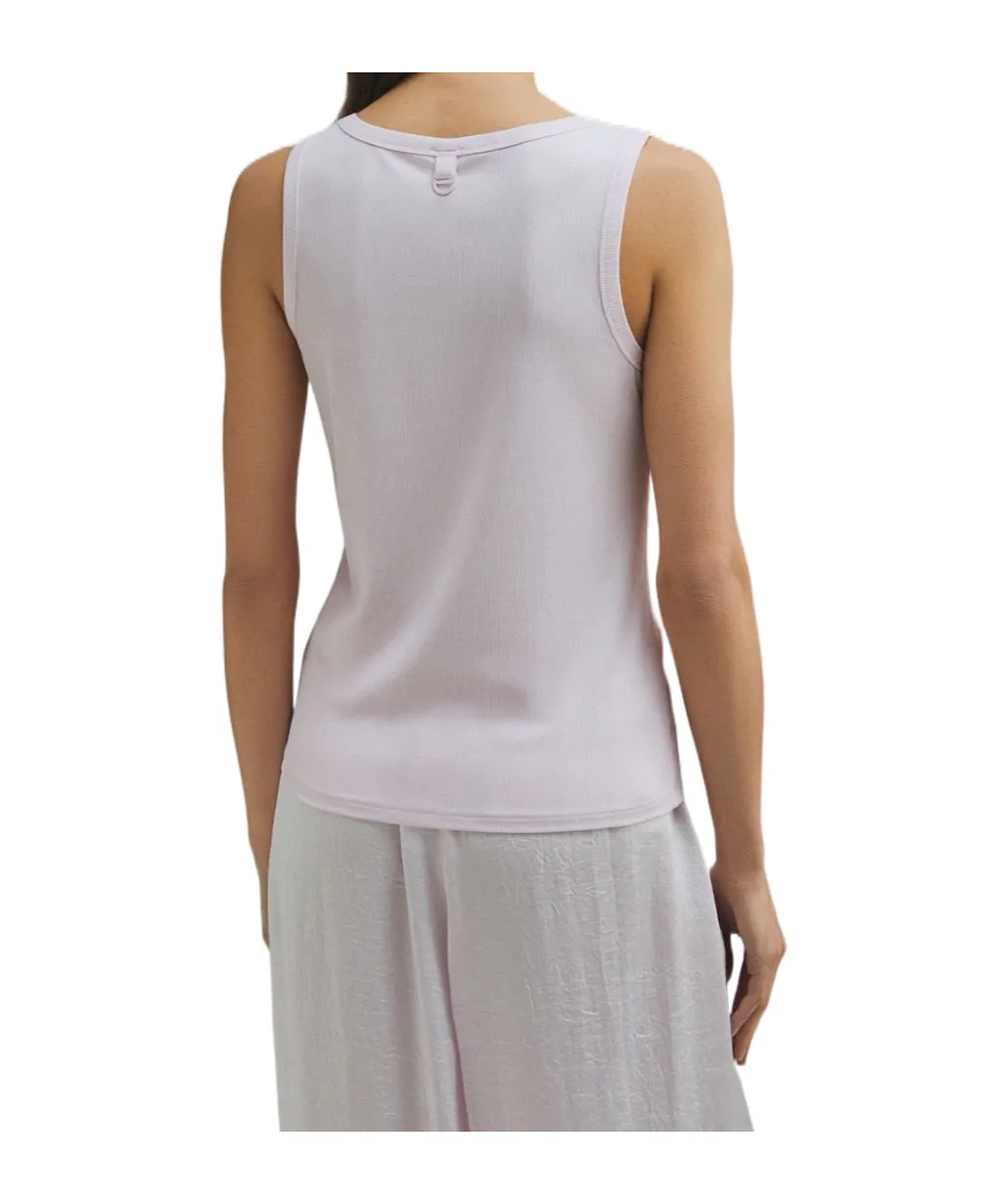 Shiny Jersey Vest Top