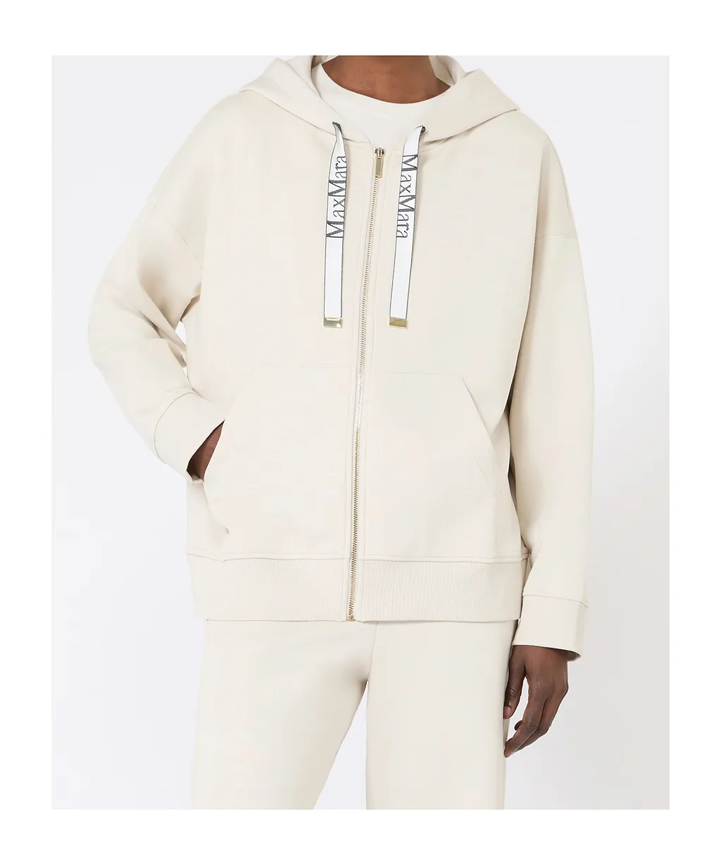 's Max Mara Jour Zip-Up Drawstring Hoodie