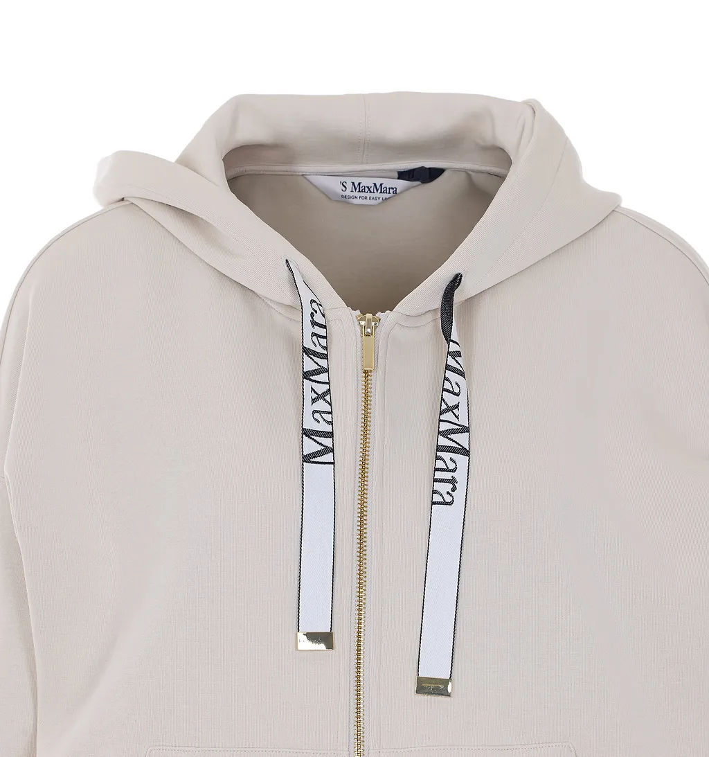's Max Mara Jour Zip-Up Drawstring Hoodie