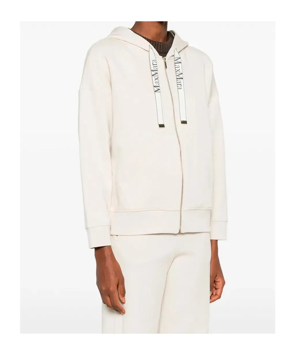 's Max Mara Jour Zip-Up Drawstring Hoodie