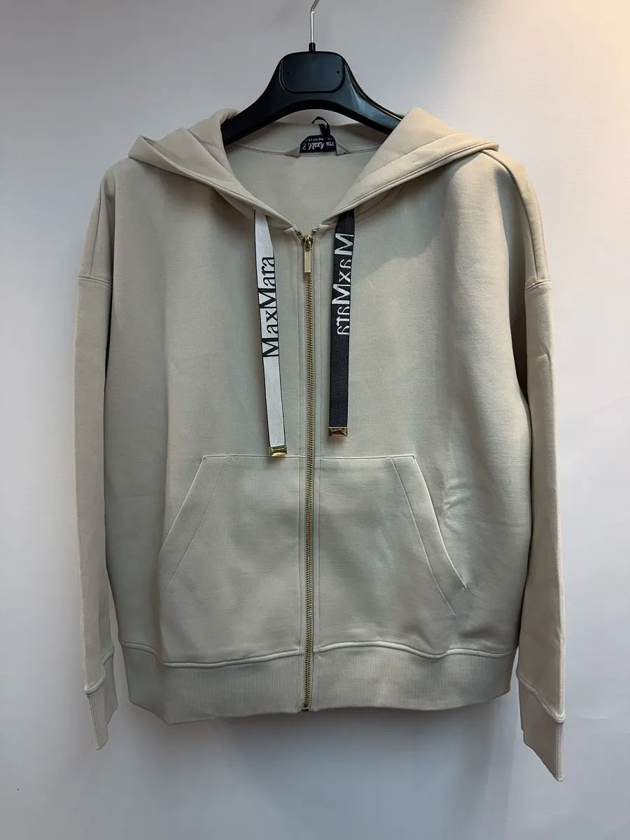's Max Mara Jour Zip-Up Drawstring Hoodie