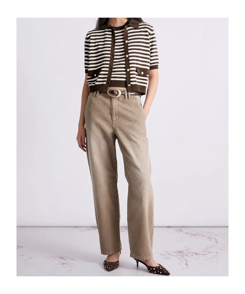 Sleeveless Cotton And Silk Top
