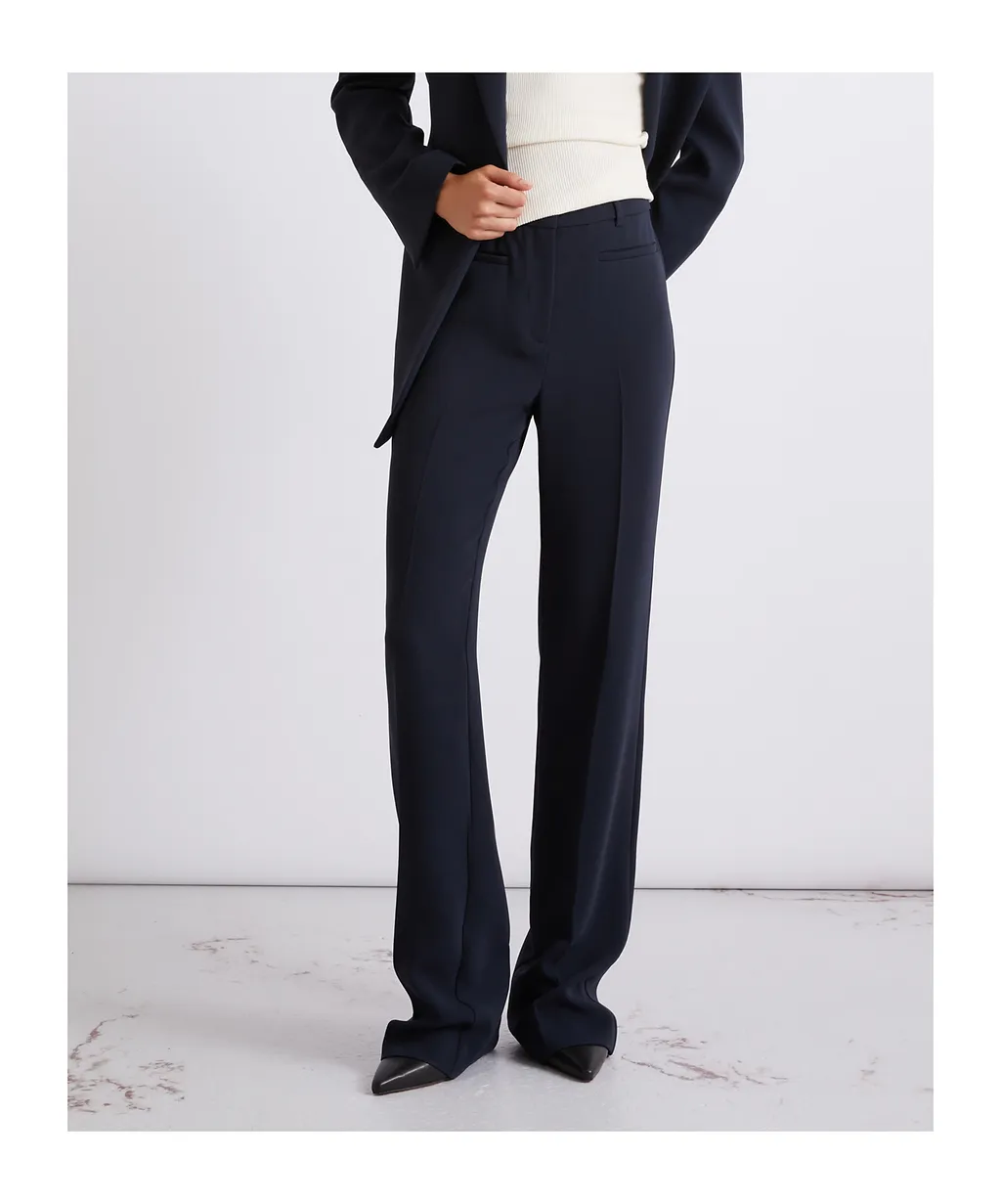 Marella Pleated Straight Leg Pants