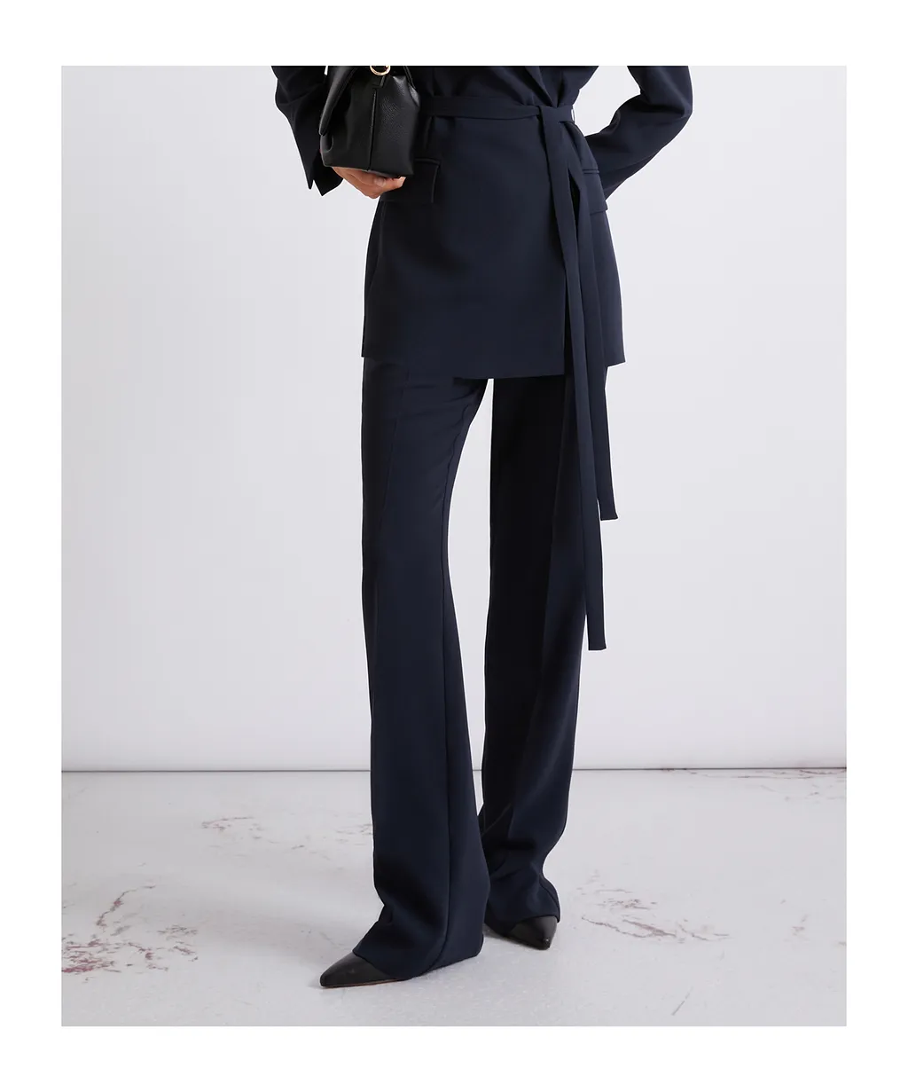 Marella Pleated Straight Leg Pants
