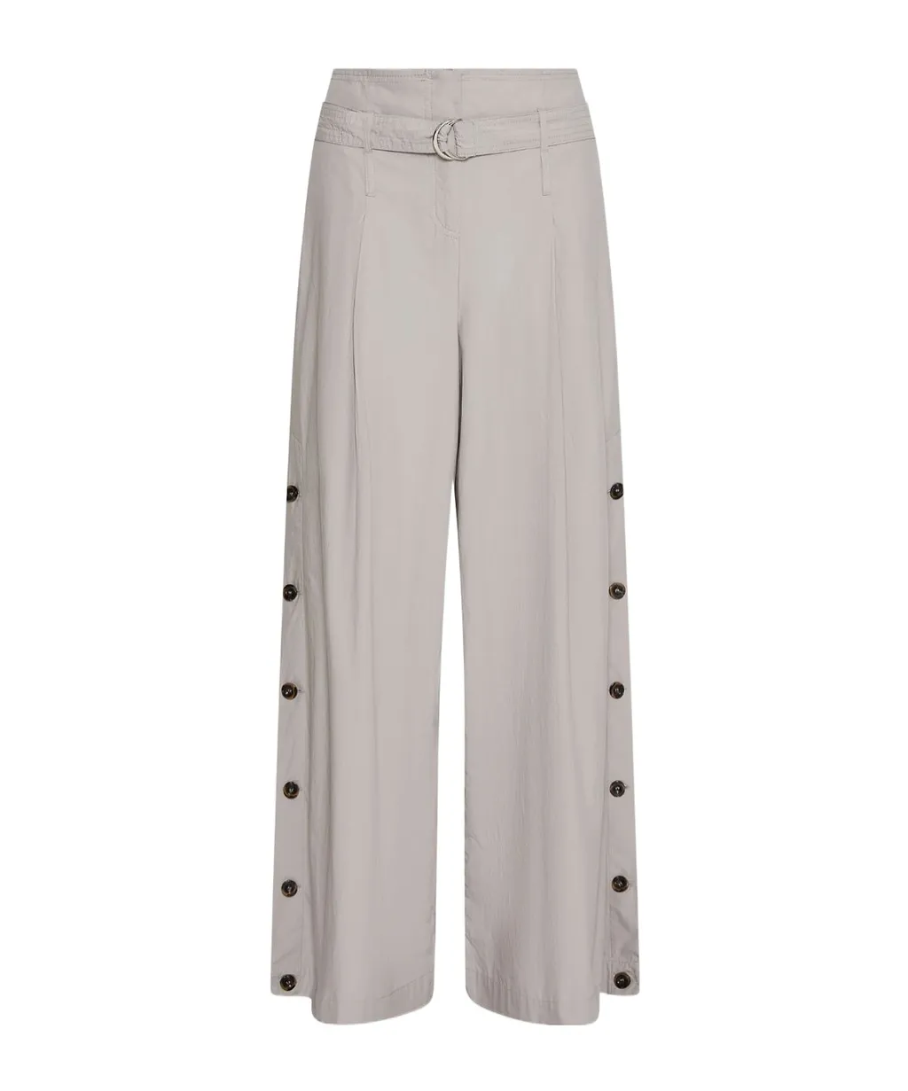 Slit Trousers - Grey