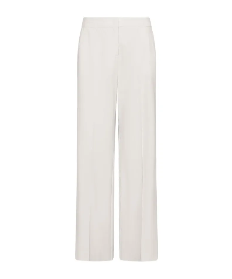 Straight-Fit Stretch Canvas Trousers