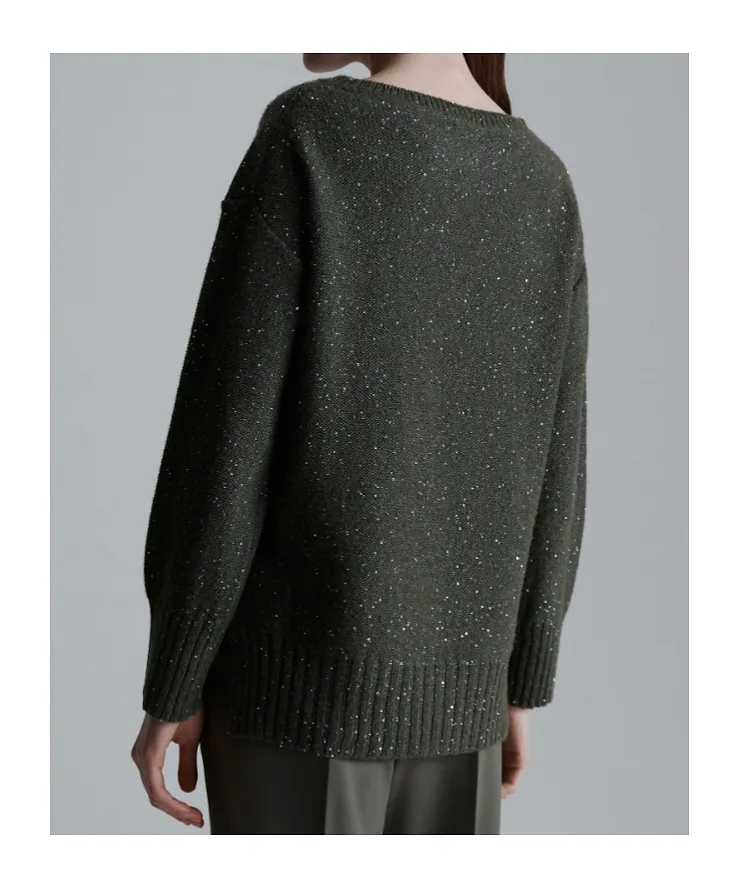 Straight-Fit Cashmere-Blend Sweater