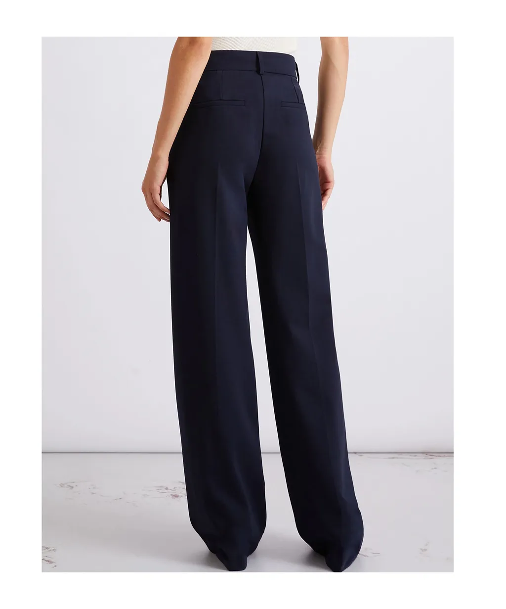 Slim-Fit Jersey Trousers - Navy