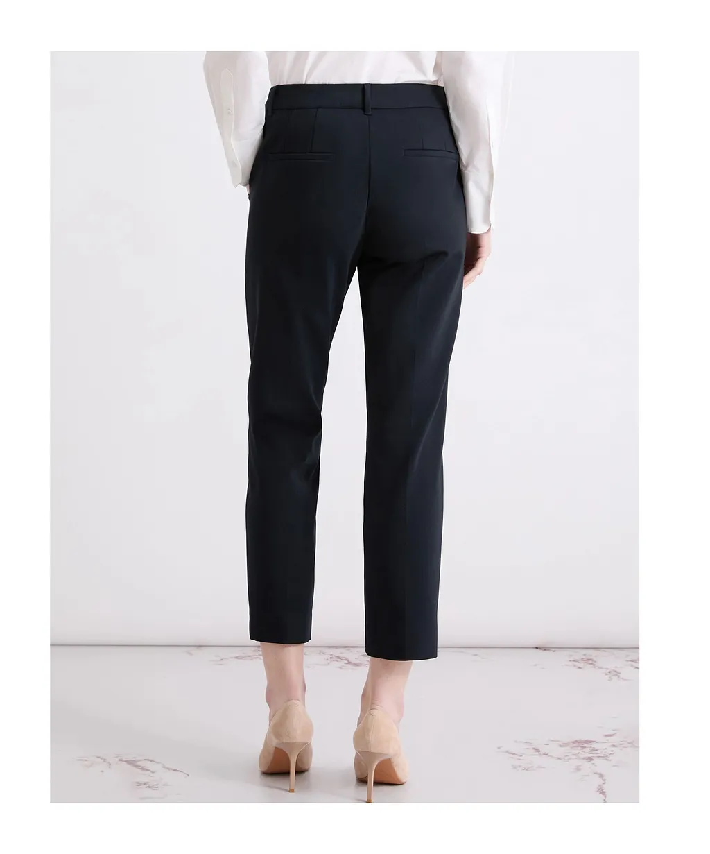 Stretch Cotton-Blend Trousers