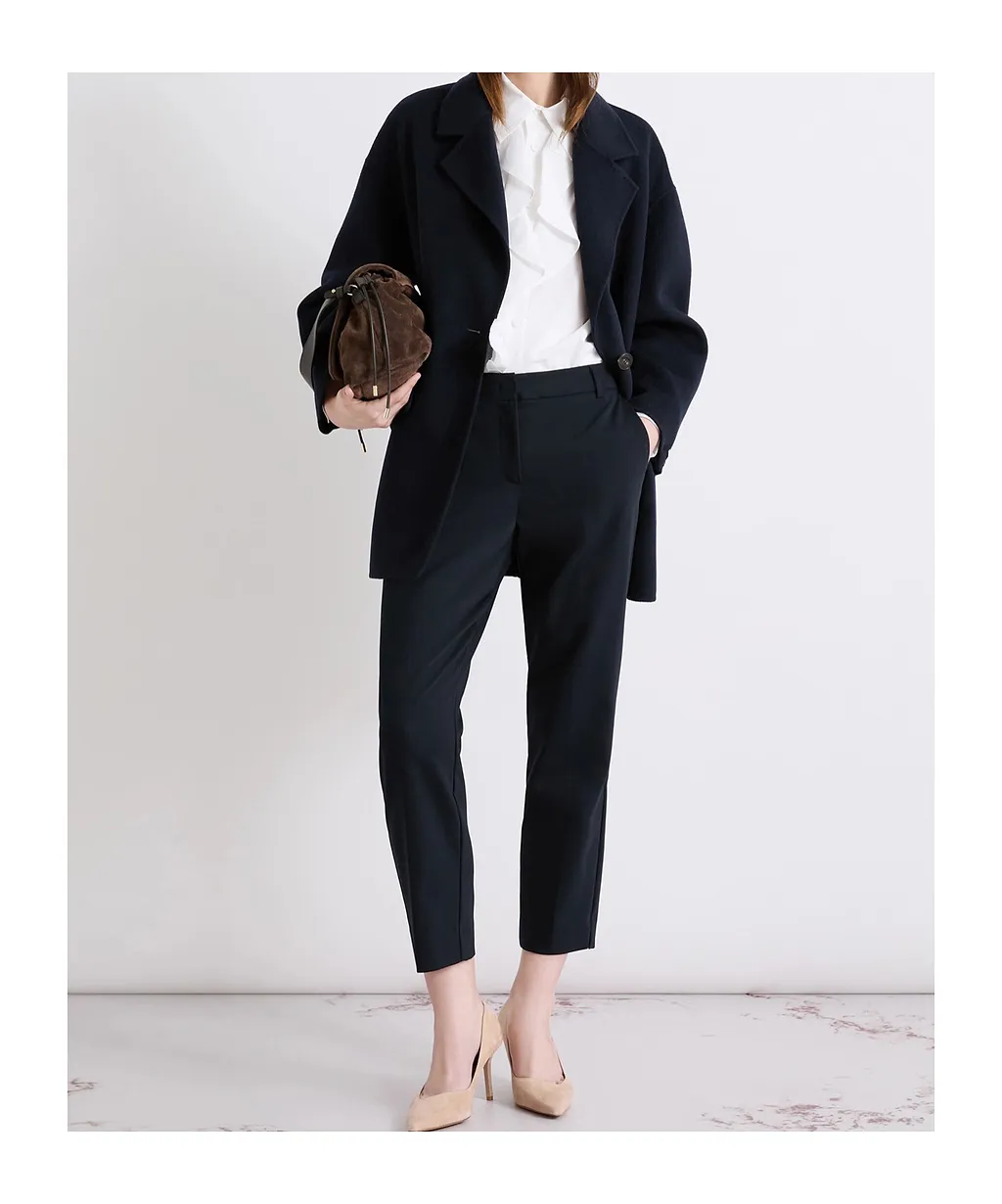 Stretch Cotton-Blend Trousers