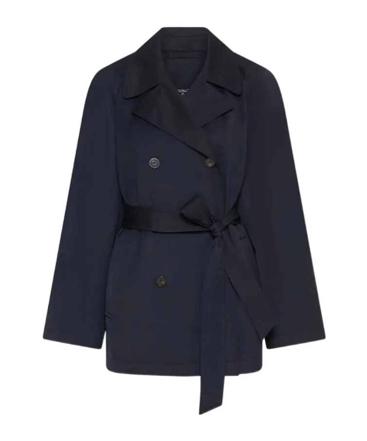 Technical Cotton Trench Coat