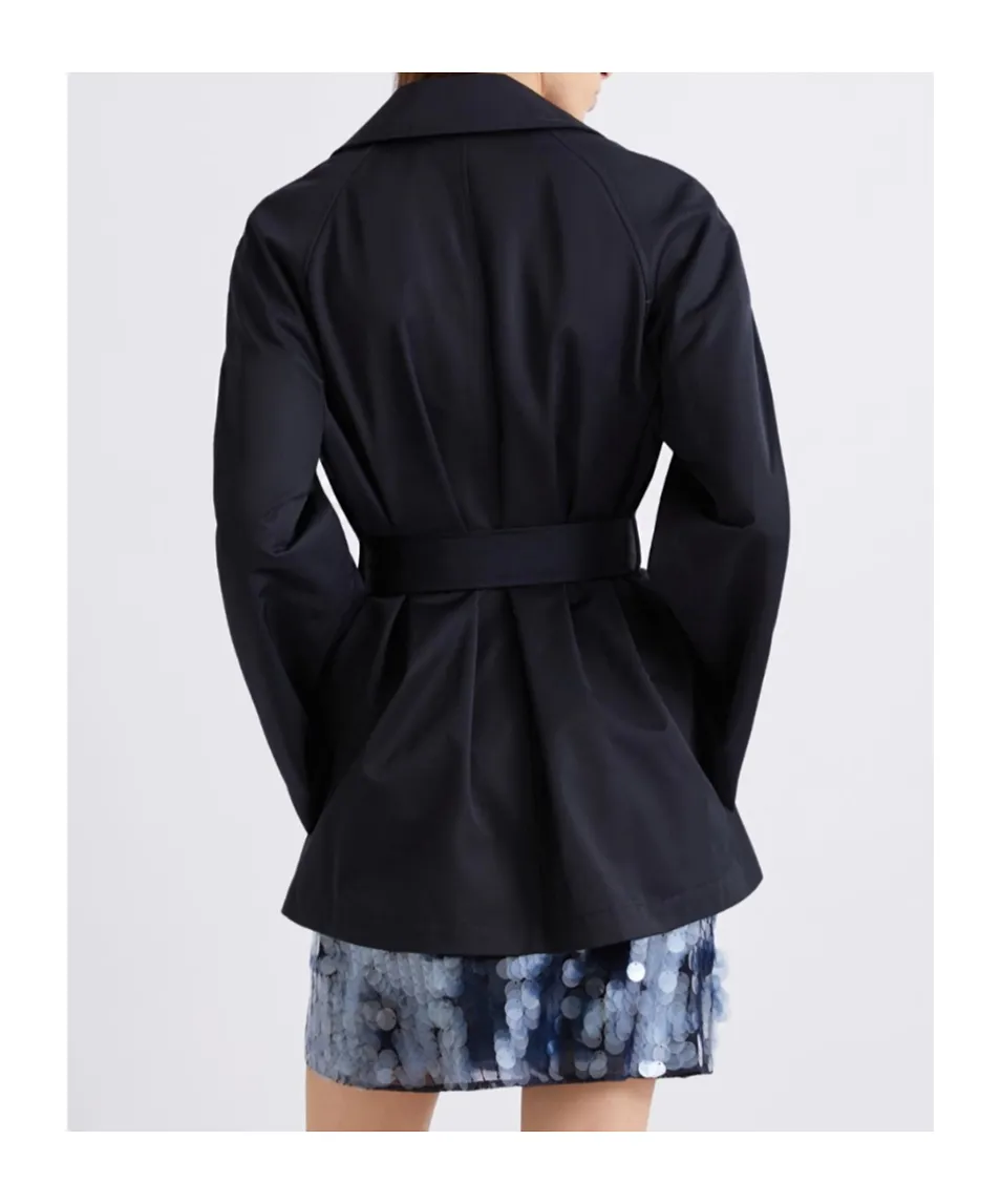 Technical Cotton Trench Coat