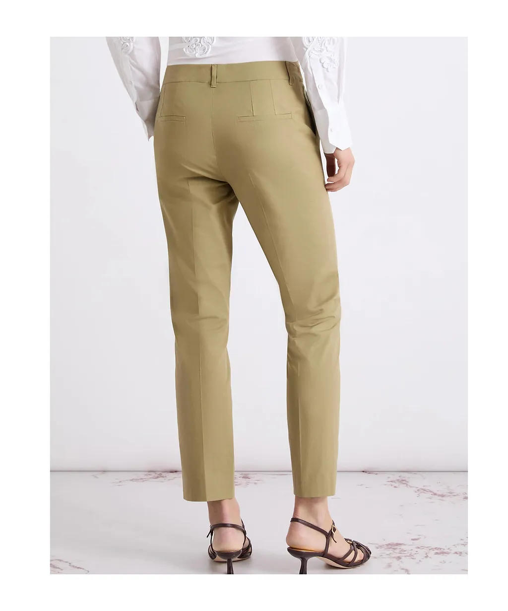 Stretch Poplin Trousers