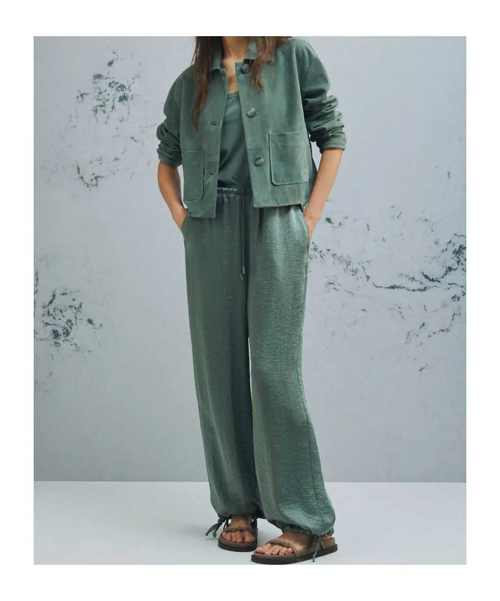 Suede Boxy Jacket