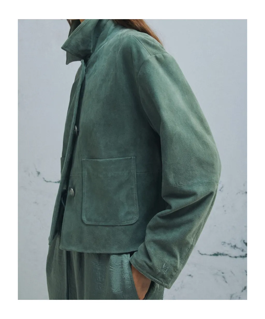 Suede Boxy Jacket