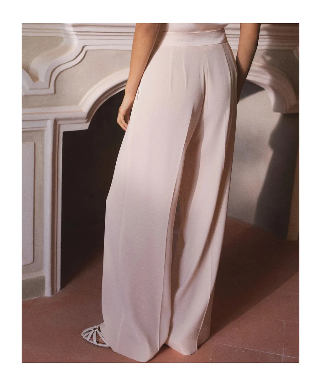 Marella Pleated Wide Leg Pants