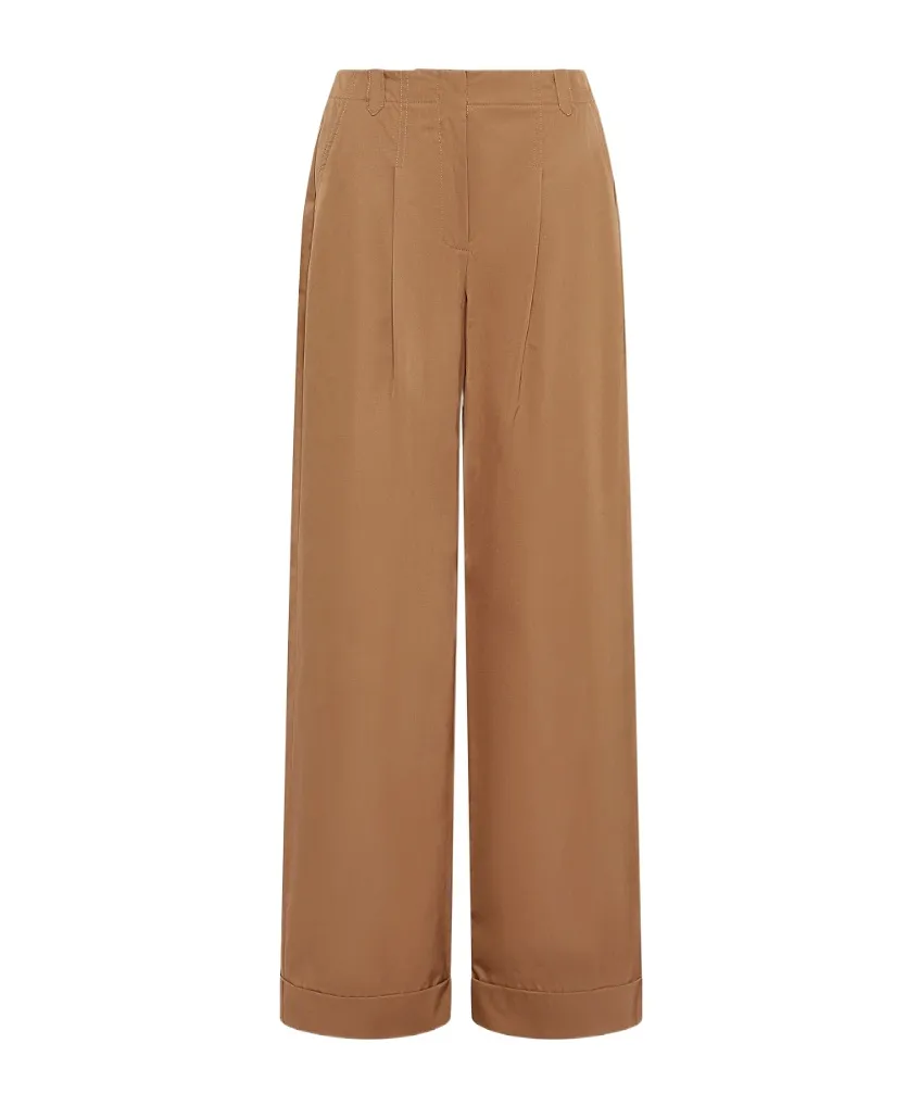 Water-Repellent Twill Trousers
