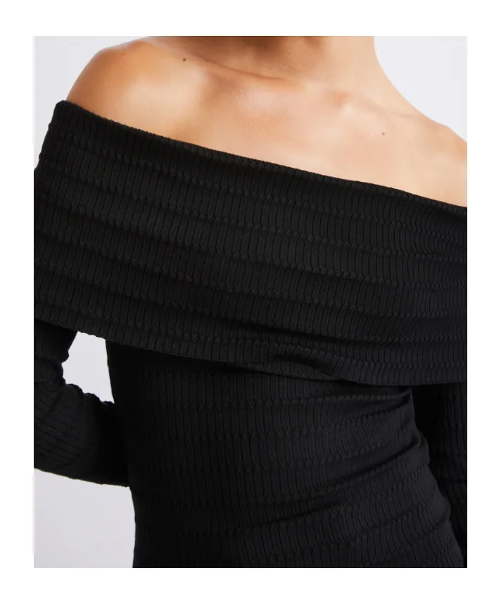 Viscose Cowl-Neck Sweater