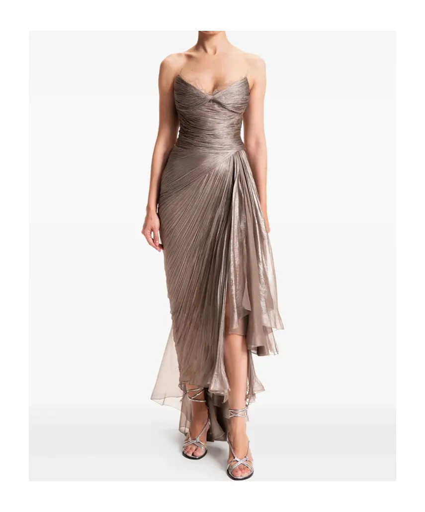 Strapless Ruffle Dress