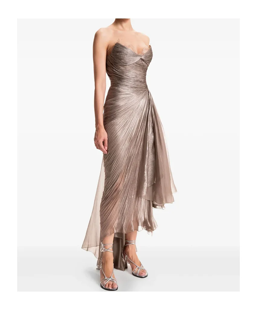 Strapless Ruffle Dress