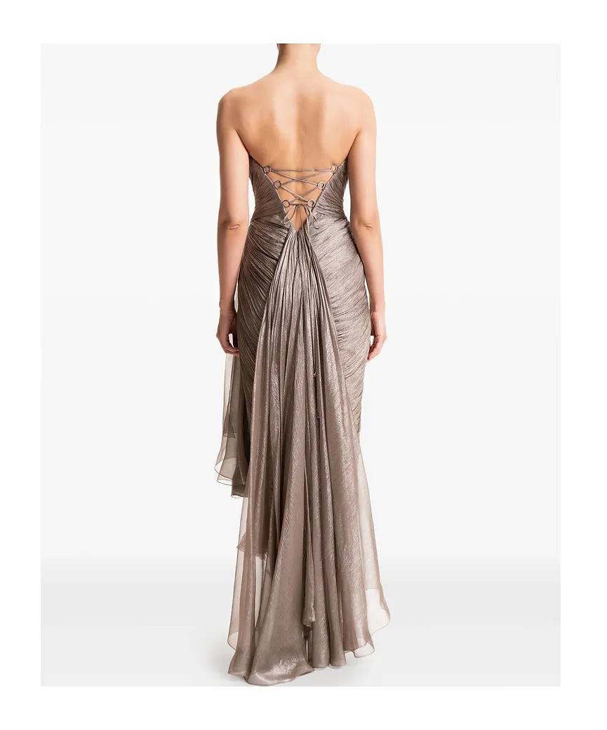 Strapless Ruffle Dress