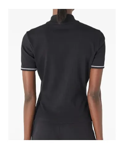 Marine Serre Light Ribbed Jersey Polo T-Shirt