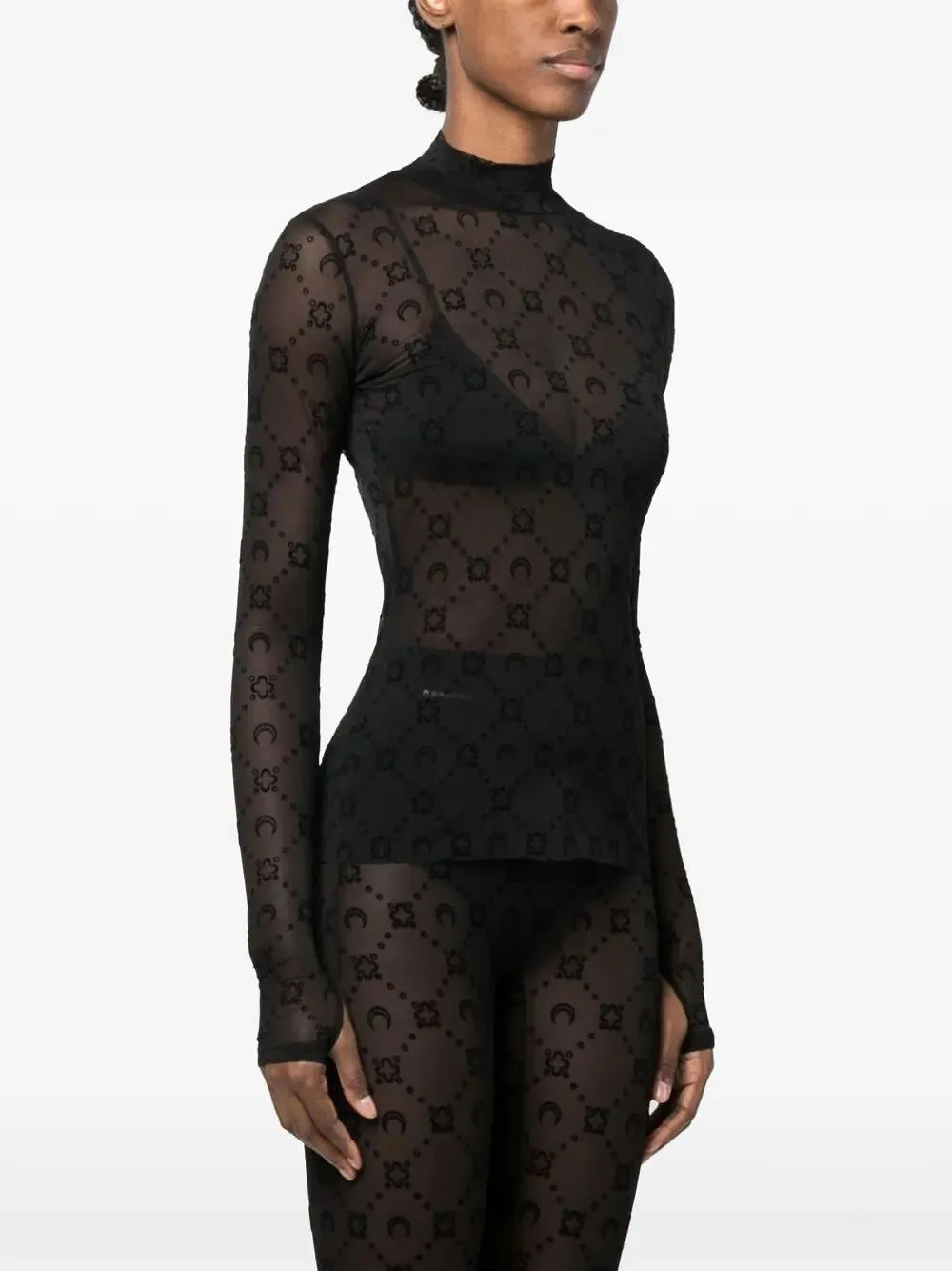Moonogram Mesh T-Shirt