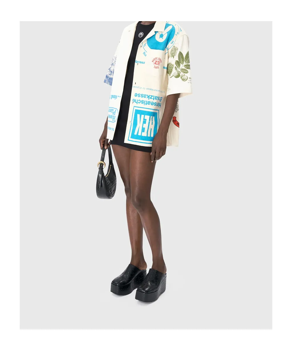 Regenerated Tote Bags Bowling Shirt