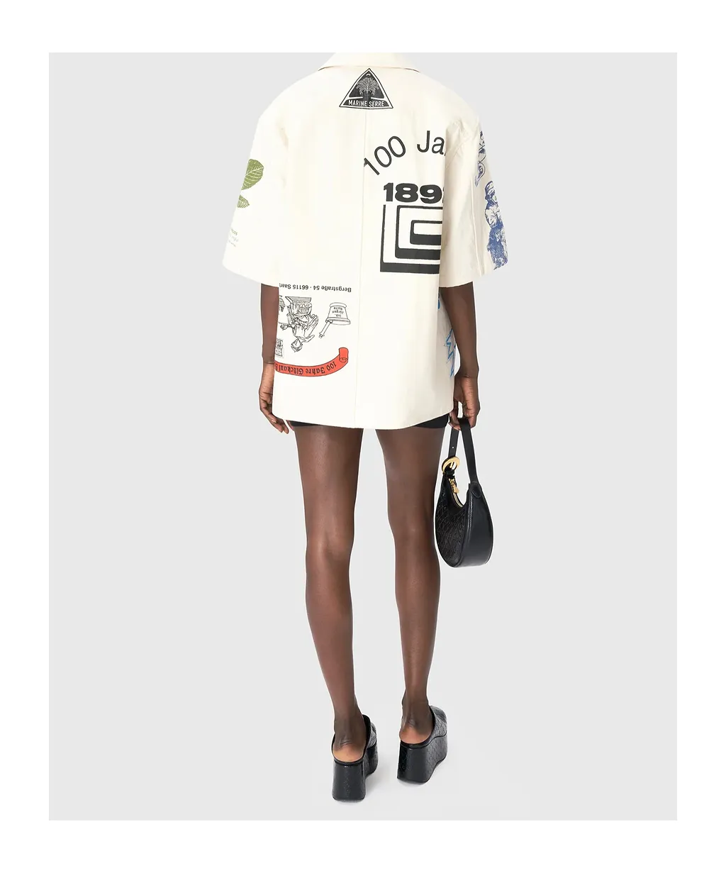 Regenerated Tote Bags Bowling Shirt