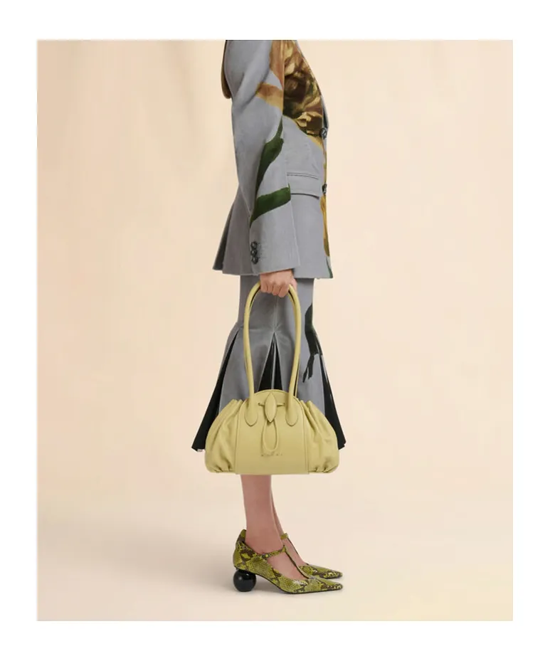 Acid Green Tulipea Shoulder Bag