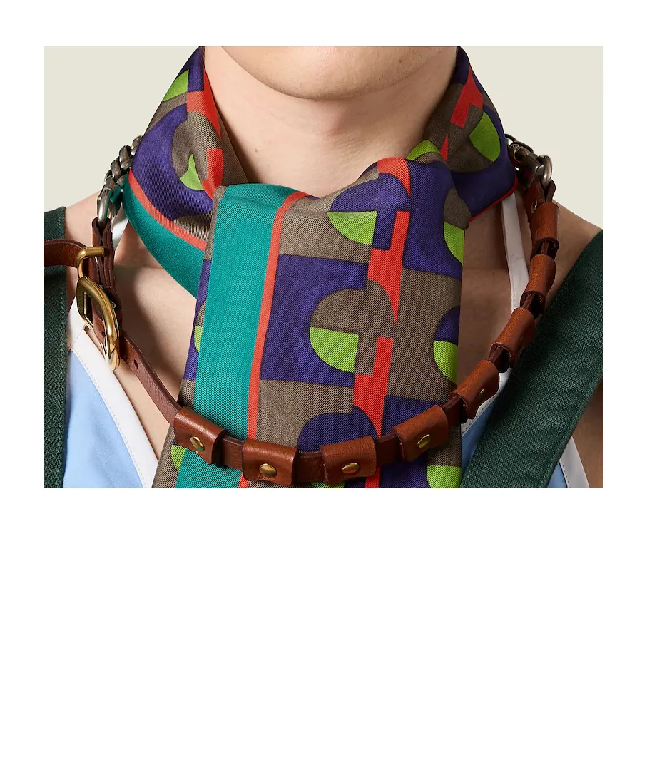 Miu Miu Pattern-Printed Scarf