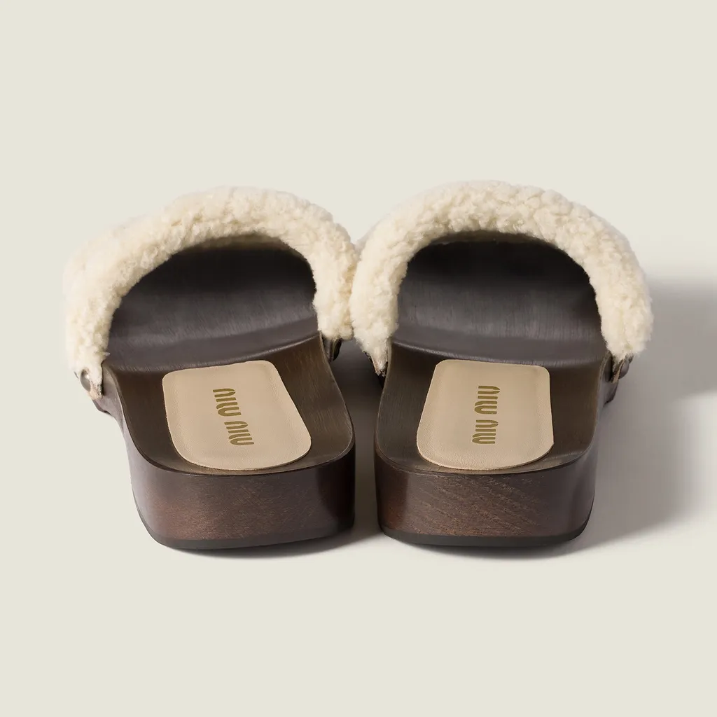 Suede Clogs
