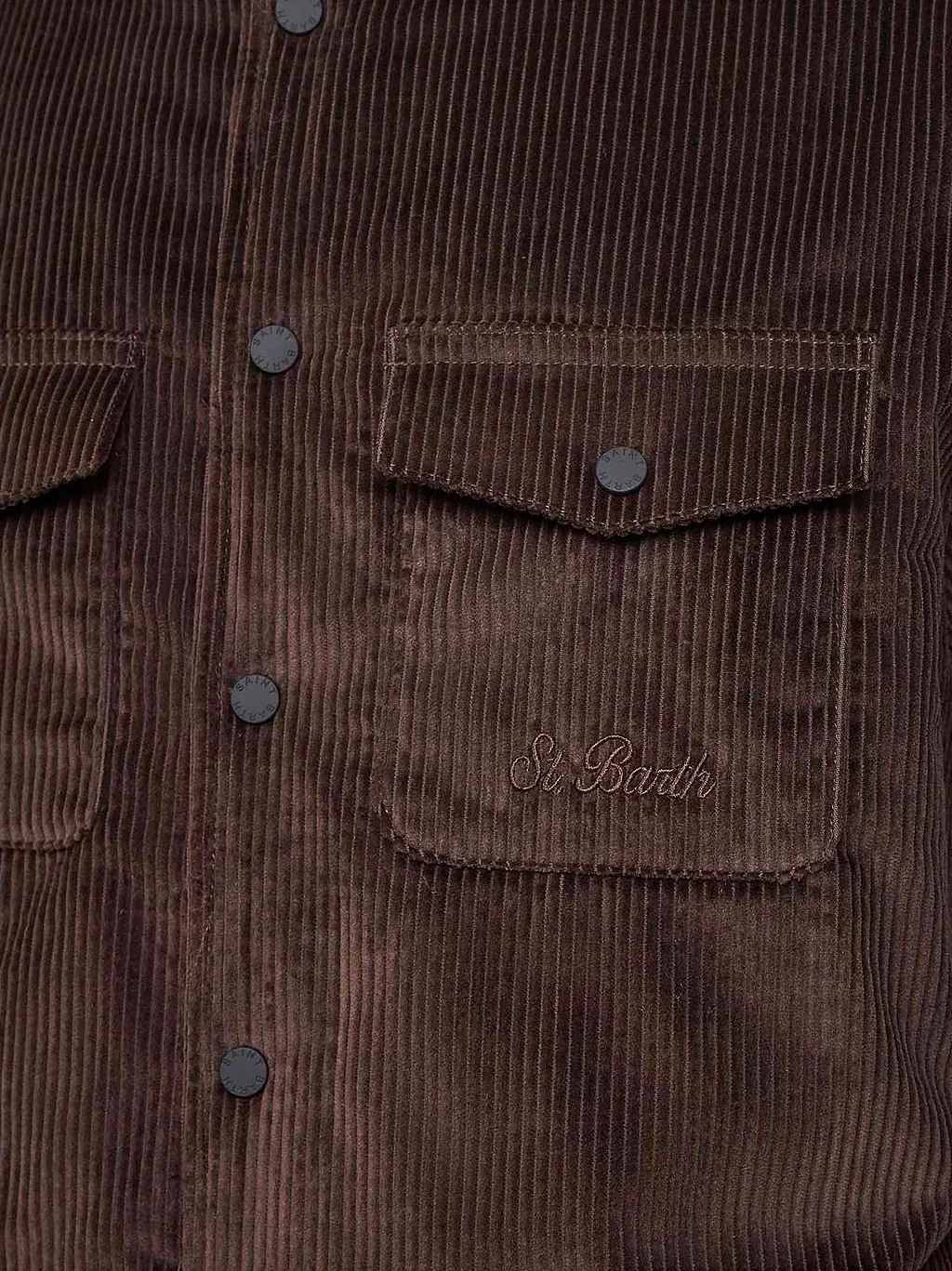Mc2 Saint Barth Snap-Button Shirt Coat