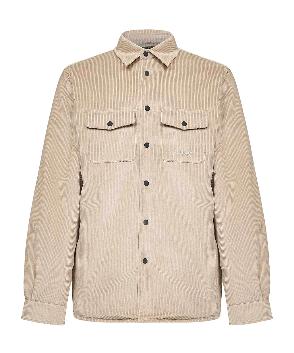 Mc2 Saint Barth Snap-Button Shirt Jacket