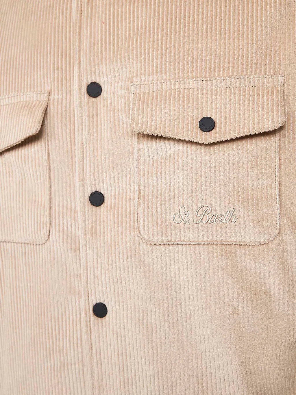 Mc2 Saint Barth Snap-Button Shirt Jacket