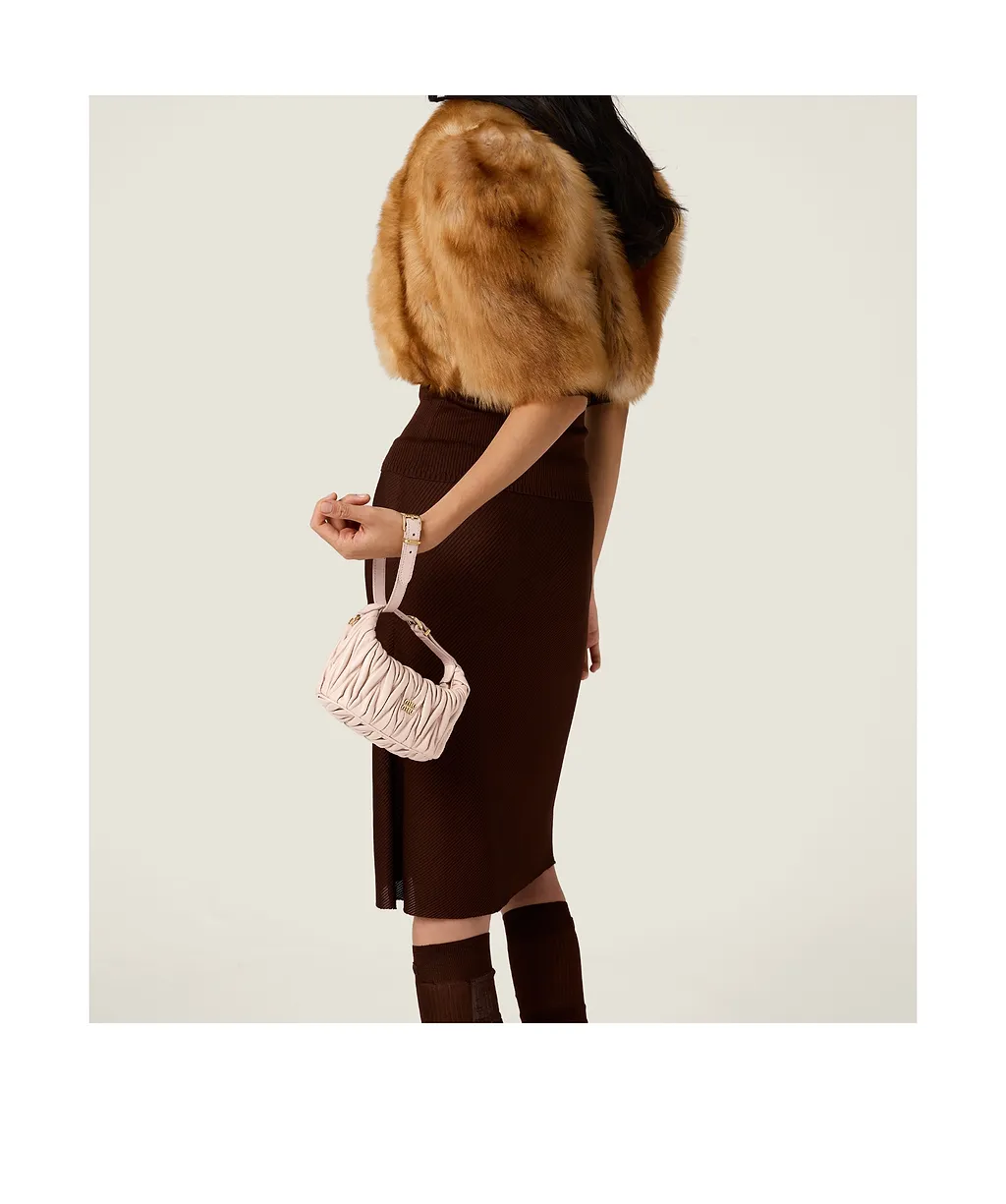 Miu Miu Matelassé Zipped Pouch