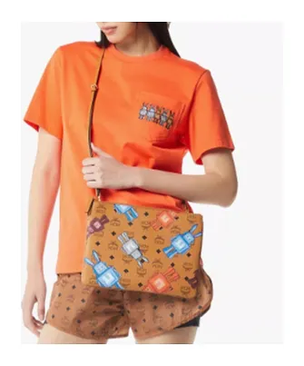 Aren Crossbody Pouch In Rabot Visetos