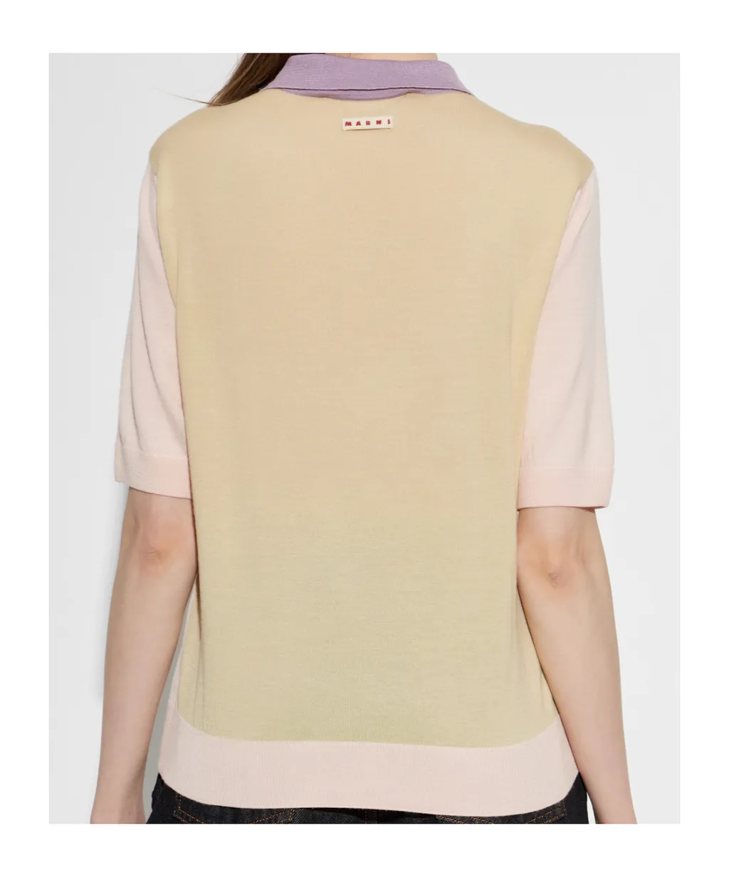 Marni Colour-Block Polo Shirt