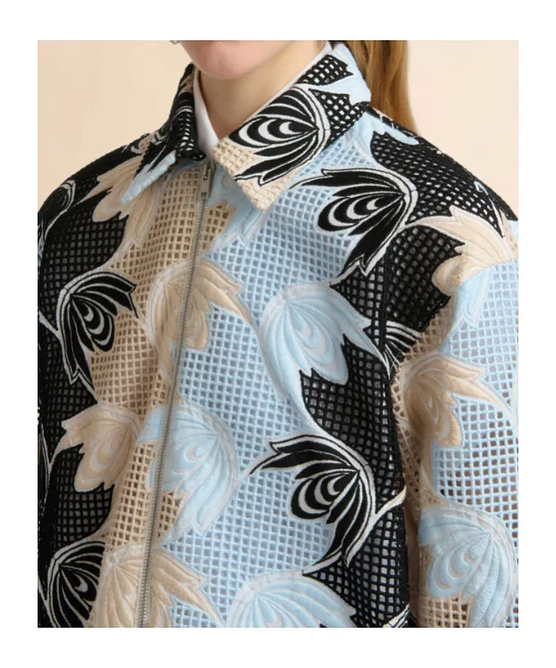 Embroidered Broderie Anglaise Shirt