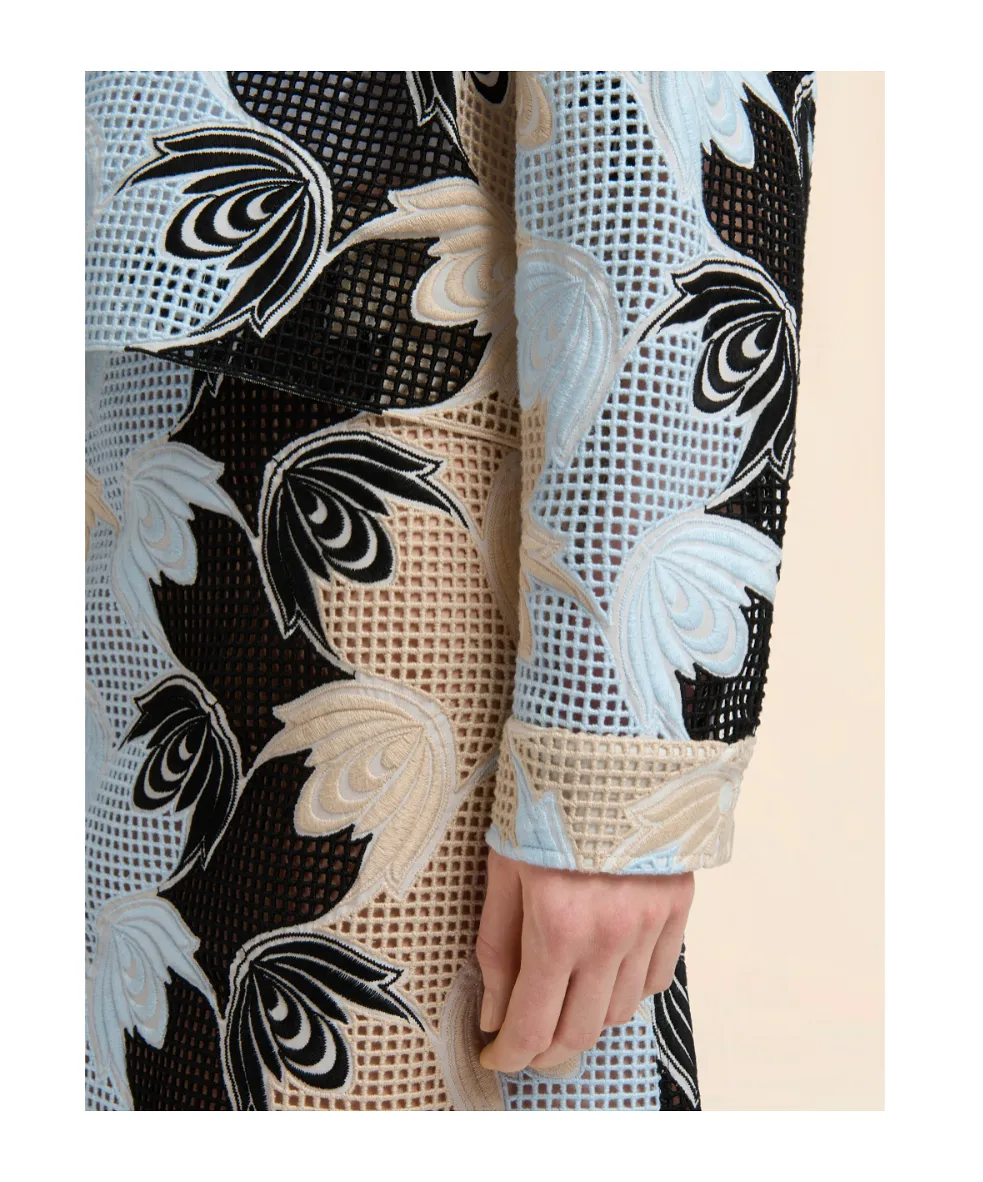 Embroidered Broderie Anglaise Shirt