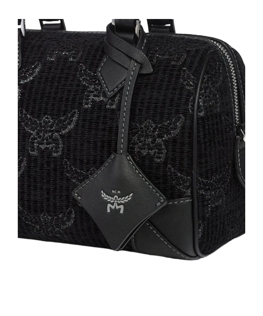 Mcm Zip-Up Top Handle Bag