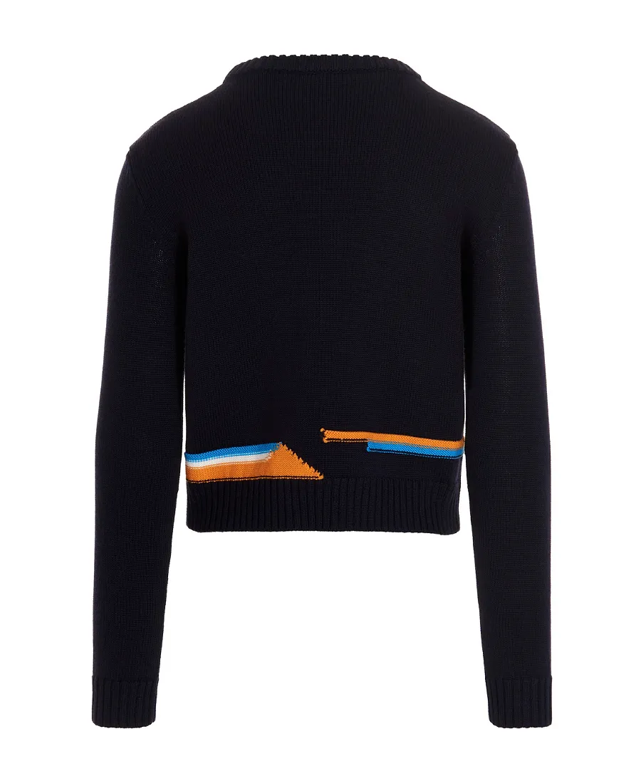 Round Neck Long-Sleeved Sweater