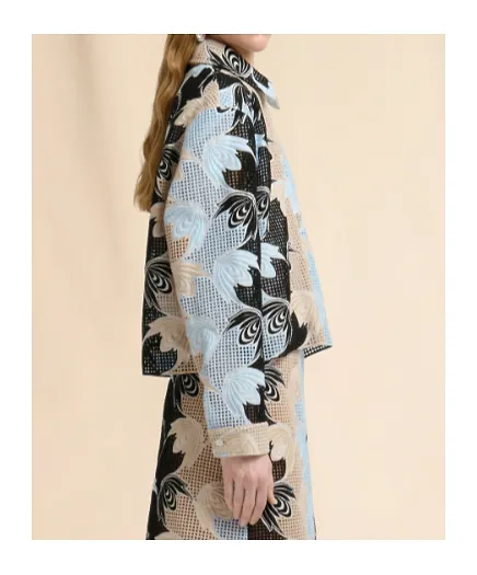 Embroidered Broderie Anglaise Shirt