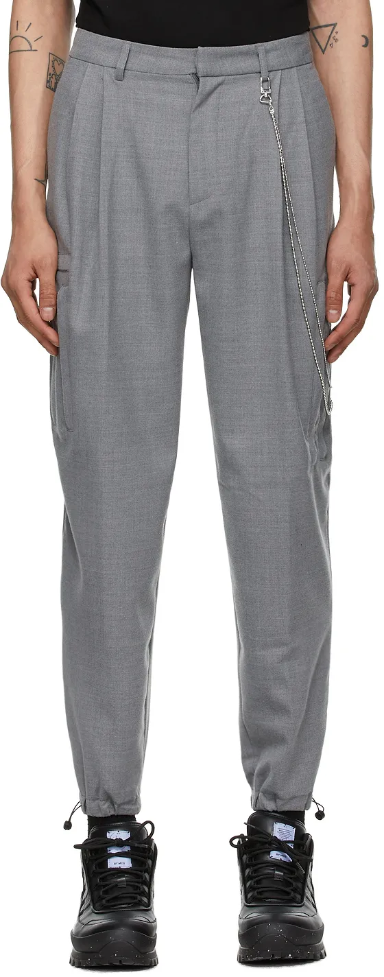Drop-Crotch Loose-Fit Trousers