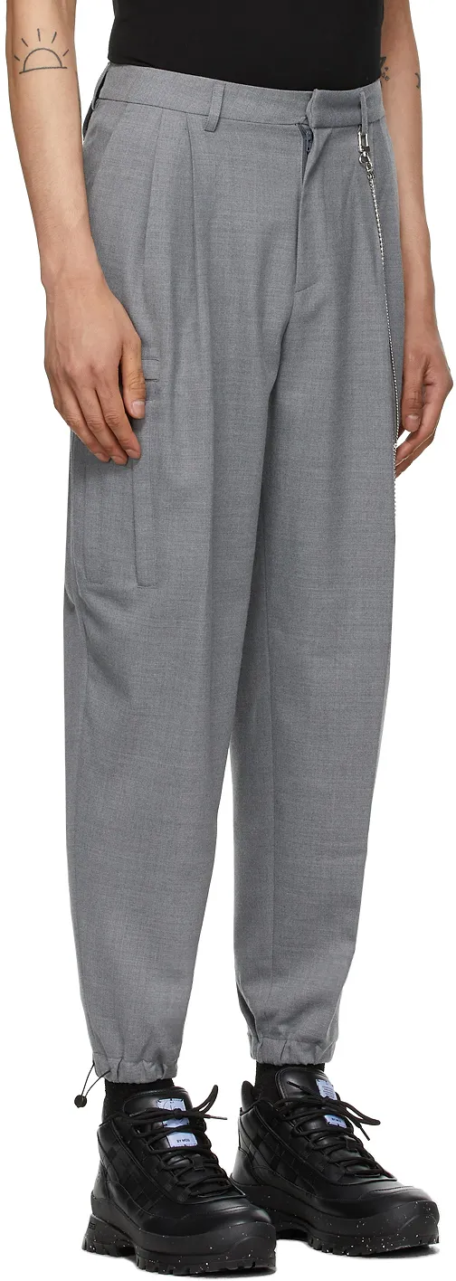 Drop-Crotch Loose-Fit Trousers