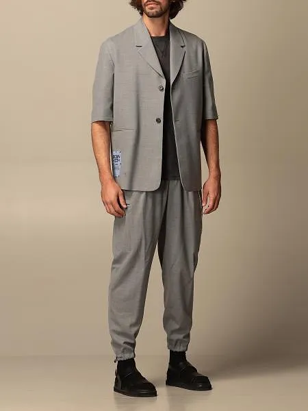 Drop-Crotch Loose-Fit Trousers