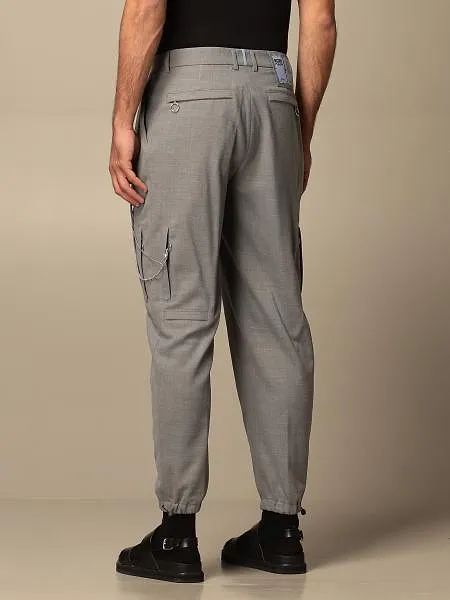 Drop-Crotch Loose-Fit Trousers