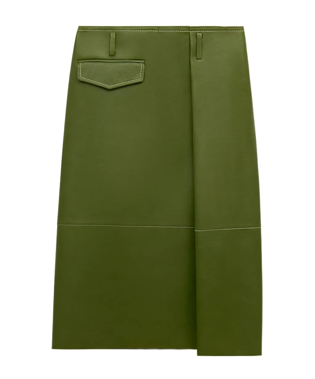 Marni Asymmetric Pocket Midi Skirt