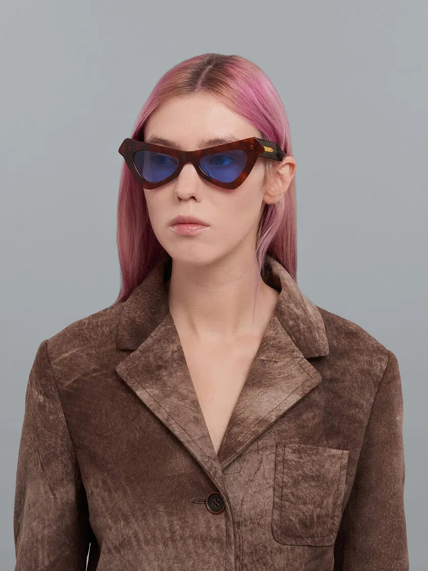 Fairy Pool Triangular-Frame Sunglasses